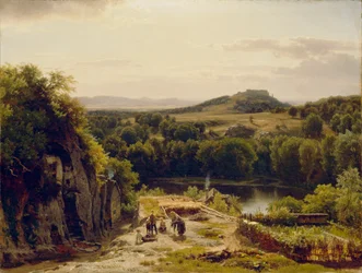 Paysage dans les montagnes du Harz, 1854